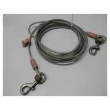 19' Vinyl Coated Cable W/2 Latches See Info
