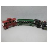 Vtg Cast Iron Train