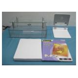 Plastic Drawer W/Glass Top & More