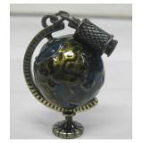 Rotating Globe & Binocular Charm