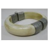 Vtg Hinged Bangle, Missing Pin