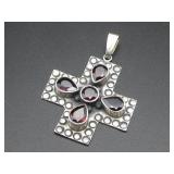SW S.S Hallmarked Pendant DMD Cross