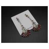 Zuni Sterling Silver Earrings Signed