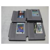 (4) Vintage Nintendo Game Cartridges