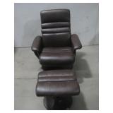 Faux Leather Massage Chair W/ Foot Rest See Info