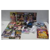 Tattoo Equipment (Powers On) & Vtg Magazines