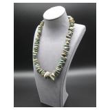 S.S Chunky Graduated Turq .Nugget Necklace