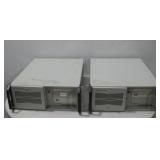Two Vtg Rack-Mount Int'l Computer Chassis -See Inf