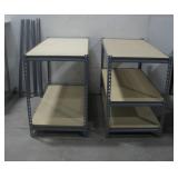 Two Shelving Units & Four Add'l Shelf Bars See Inf