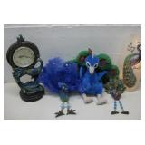 Peacock Analog Clock & More See Info