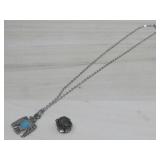 VTG 11' S.S Thunderbird Pendant Hallmarked See