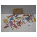 Vtg Assorted Bible Pict-O-Graph Character Cut Outs