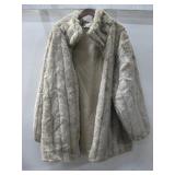 Roaman's Faux Fur Coat Sz Unknown