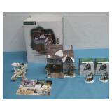 Dickens Village Stump Hill Gatehouse & More See