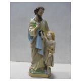 Plaster Religious Saint Statue 32.5' Tall