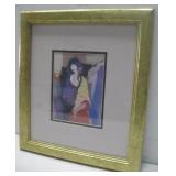 Framed Itzchak Tarkay Sevillana Print 13' x 15'