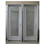 2 Glass & Wood Doors 37' 3/4 x 97' 1/4 See Info