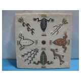 Signed Cuba, New Mexico Sand Art Piece See Info