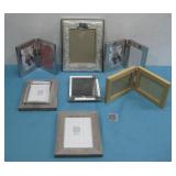 Assorted Picture Frames Largest 7.5'x9.5'