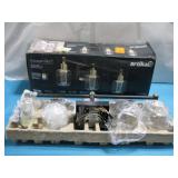 NIOP Artika Champagne Globe Vanity Lights See Info