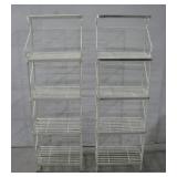 (2) Five Tier Shelving Units 17' x 12' x 57' See