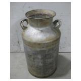 Vtg Metal Milk Can 23' Tall See Info