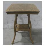Vtg Wooden Side Table 18' x 18' x 26'