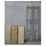70' x 12' Wooden Shelving Unit & Shelves -See Info
