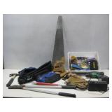 Assorted Hand Tools, Carpentry Equipment & More