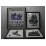 Framed Wildlife Photography & M. Allender Art