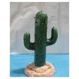 Ceramic Light-Up Cactus & Red Bulb Accents See Inf