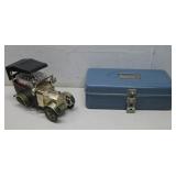 Vtg Ford Model T Liquor Decanter & Tool Box