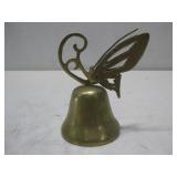 5' Tall Butterfly Brass Bell