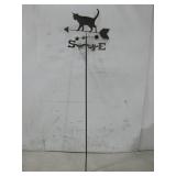 65' Wrought Iron Cat & Mouse Weather Vane