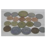 (20) Assorted Foreign Coins