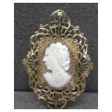 VTG 1/20 14KT GF Cameo Brooch See Info