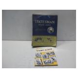 Statesman Deluxe Album Postage Stamp Binder See