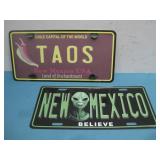 2 New Mexico License Plates See Info