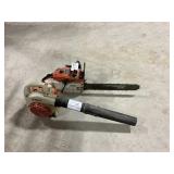 Stihl Chainsaw And Leaf Blower