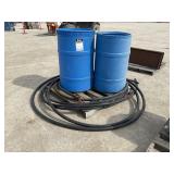 Rain Barrels And Poly Pipe