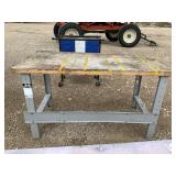 Wood Top Work Table