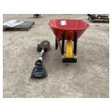 Wheel Barrow And Shovels
