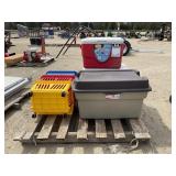 Coolers and Rubbermaid Totes