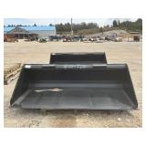 72" Skid Steer Rock Bucket Attachment