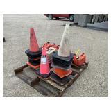 Gas Cans,Tool Boxes And Traffic Cones