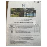 Medallion Fence With Gates
