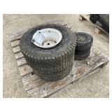 Lawn Mower And Wagon Wheels