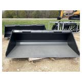 66" Skid Steer Rock Bucket Attachment