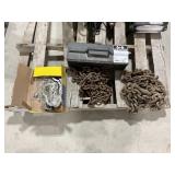 Tool Box, Draw Pins, Clevis And Chains
