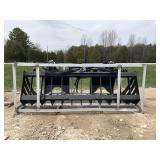 Skid Steer Rock Grapple Bucket Attachment